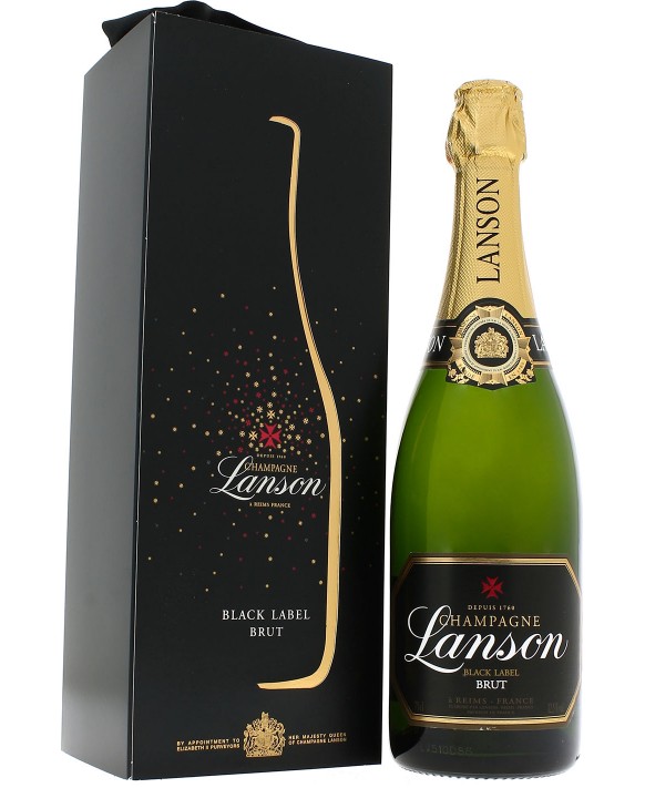 Champagne Lanson Black Label coffret Celebration 75cl