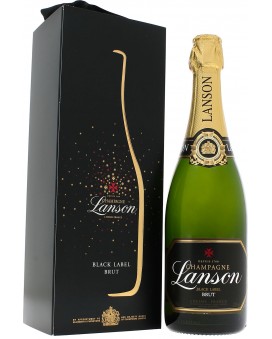 Champagne Lanson Black Label Celebration casket