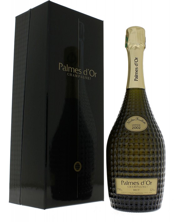 Champagne Nicolas Feuillatte Palmes d'Or 2002 coffret luxe 75cl
