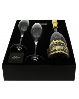Champagne Piper - Heidsieck Rare 2002 and 2 flûtes in gift box