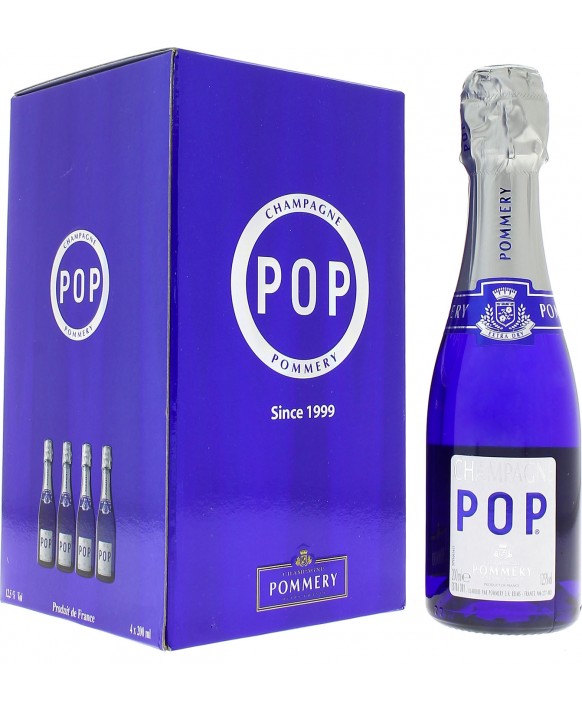 Champagne Pommery Pack quatre quarts Pop 20cl