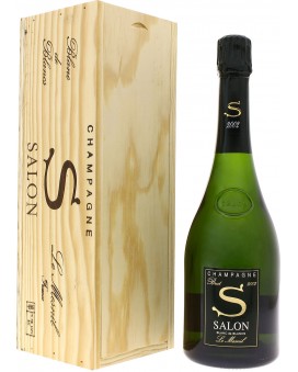 Champagne Salon S 2002 wooden case