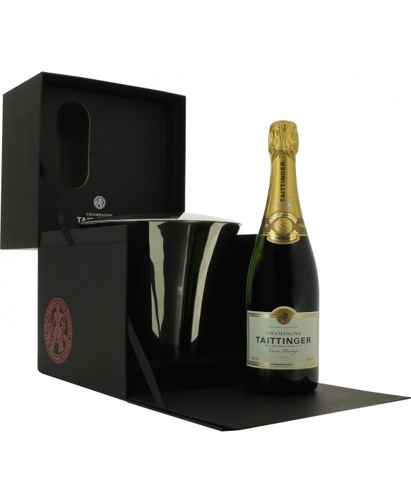 Champagne Taittinger Brut Cuvée de Prestige et seau 75cl