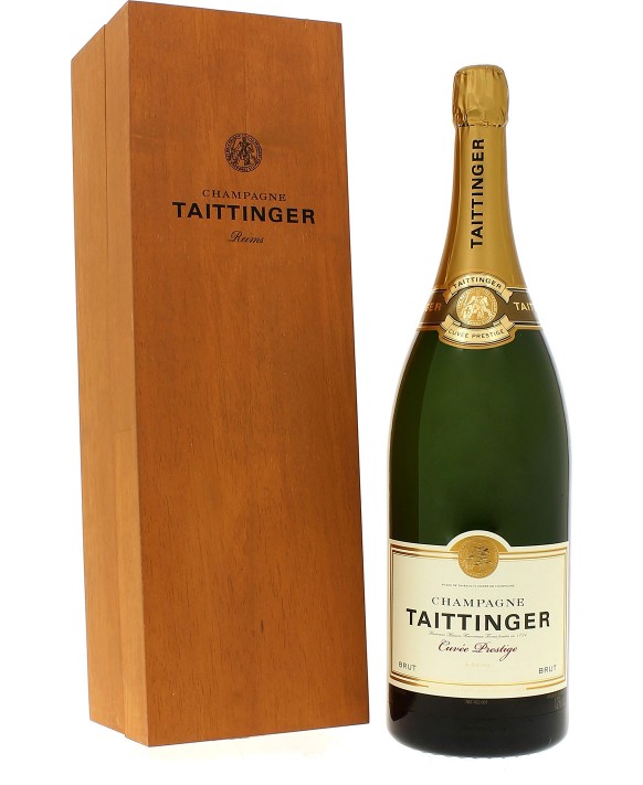 Champagne Taittinger Brut Réserve, cofanetto di lusso Jeroboam 300cl