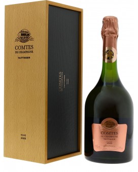 Champagne Taittinger Comtes de Champagne Rosé 2005 coffret luxe