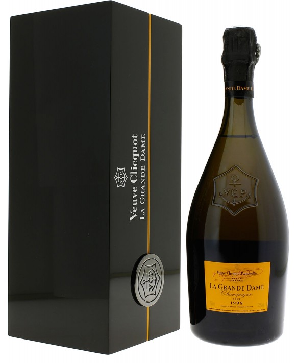 Champagne Veuve Clicquot Scatola laccata La Grande Dame Bianco 1998 75cl