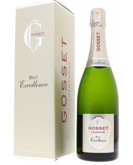 Champagne Gosset Brut Excellence gift casket