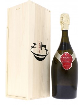 Champagne Gosset Grande Réserve Brut Magnum wooden box