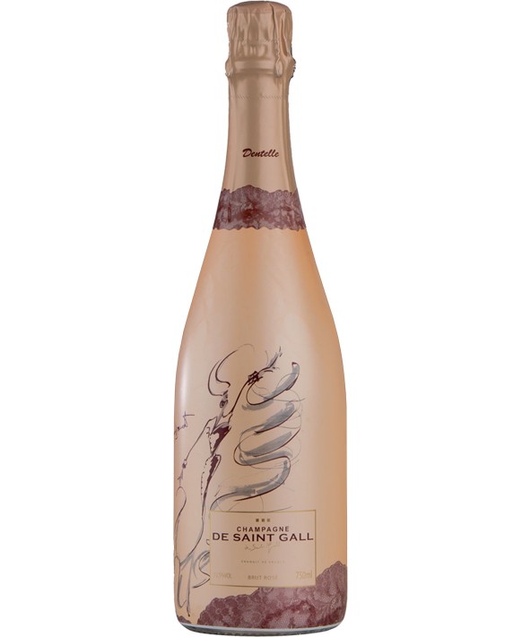 Champagne De Saint Gall Pizzo rosato di Doucet 75cl