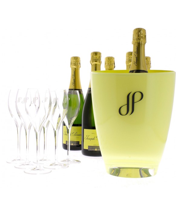 Champagne Joseph Perrier Cuvée Royale Brut + 6 flutes e 1 secchiello 75cl