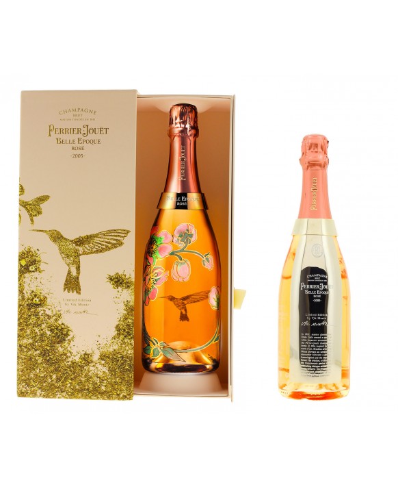 Champagne Perrier Jouet Belle Epoque Rosé 2005 Edizione Limitata di Vic Muniz 75cl