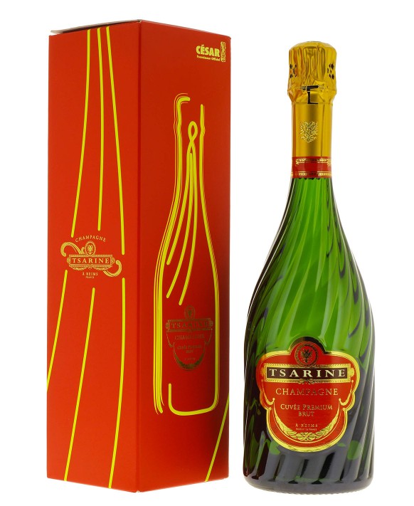 Champagne Tsarine Cuvée Premium scatola al neon
