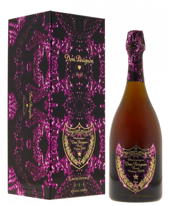 Champagne Dom Perignon 2003 Rosé Iris Van Herpen gift box 75cl