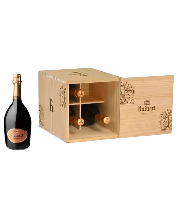 Champagne Ruinart 4 r de Ruinart Rosé wooden box