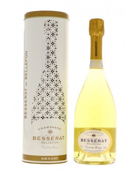 Champagne Besserat De Bellefon Cuvée des Moines Blanc de Blancs canister dentelle
