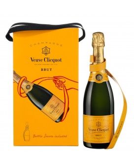Champagne Veuve Clicquot Carte Jaune Ribbon Server