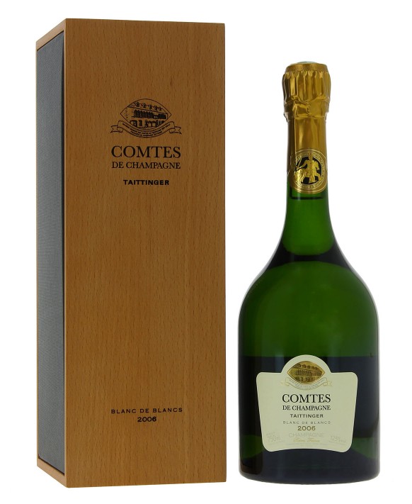 Champagne Taittinger Comtes de Champagne Blanc de Blancs 2006 luxury casket 75cl