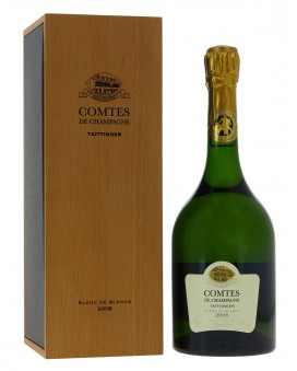 Champagne Taittinger Comtes de Champagne Blanc de Blancs 2006 luxury casket