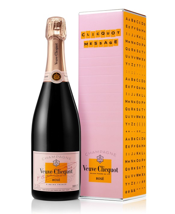 Champagne Veuve Clicquot Messaggio Rosé Clicquot 75cl