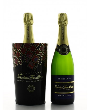 Nicolas Feuillatte Reserve Exclusive Brut Champagne - The Corkery Wine &  Spirits Inc., New York, NY, New York, NY