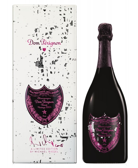 Champagne Dom Perignon Rosé Vintage 2004 Michael Riedel gift box 75cl