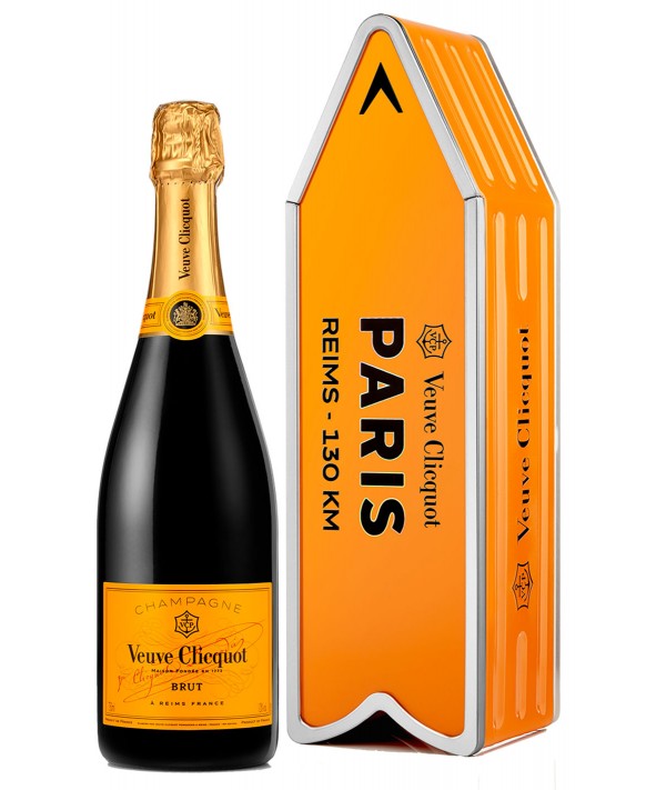Champagne Veuve Clicquot Carta gialla a forma di freccia 75cl