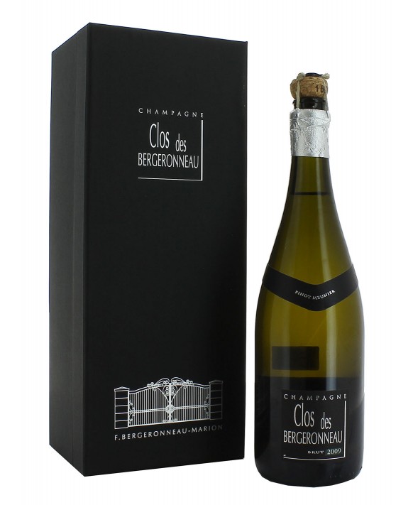 Champagne Bergeronneau Marion Clos des Bergeronneau vendange 2009 coffret 75cl