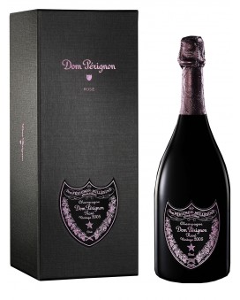 Champagne Dom Perignon Rosé Vintage 2005 luxury casket