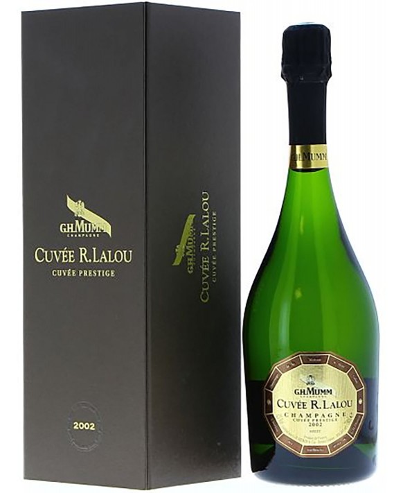 Champagne Mumm Cuvée R.Lalou 2002 gift box