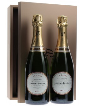 Champagne Laurent-perrier 2 Brut la Cuvée in casket