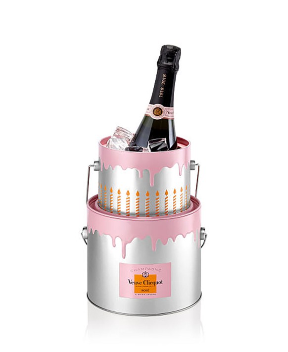 Champagne Veuve Clicquot Torta di compleanno al rosé 75cl