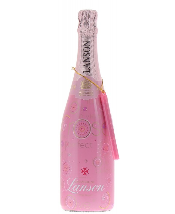 Champagne Lanson Rosé Label Limited Edition effervescence 75cl