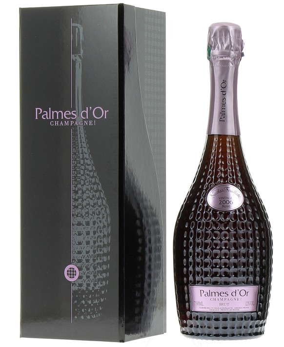 Champagne Nicolas Feuillatte Palmes d'Or Rosé 2006 luxurious gift box 75cl