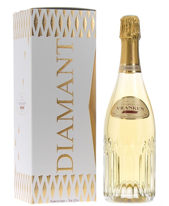 Champagne Diamant De Vranken Brut gift box 75cl