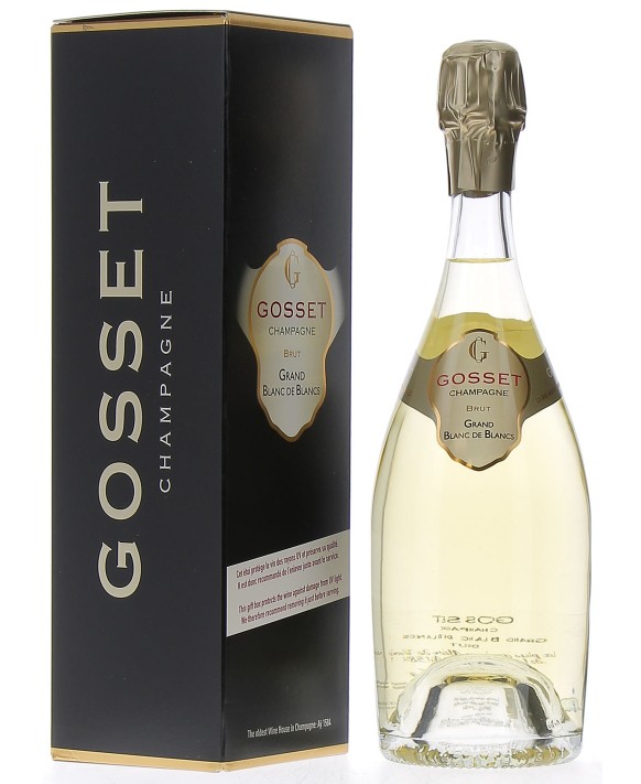 Champagne Gosset Grand Blanc de Blancs gift box 75cl