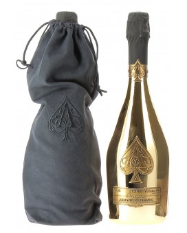Champagne Armand De Brignac Brut Gold in a pouch