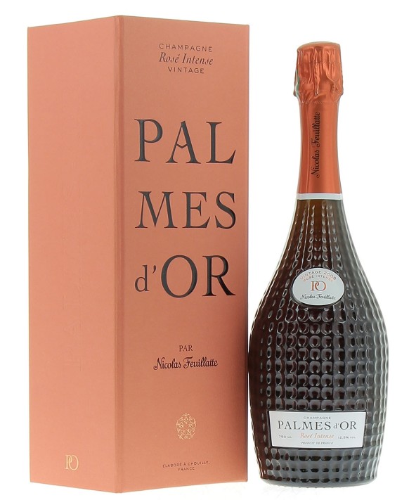 Champagne Nicolas Feuillatte Palmes d'Or 2008 Rosé Intense gift box