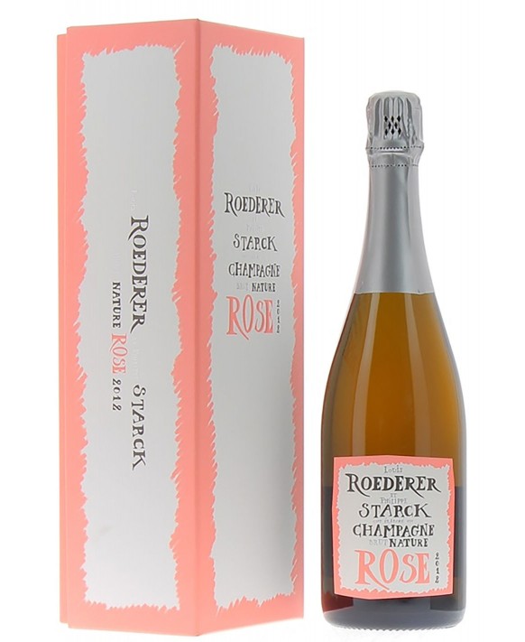 Champagne Louis Roederer Brut Nature Rosé 2012 by Starck 75cl