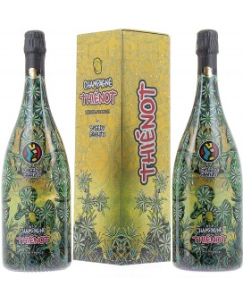 Champagne Thienot Magnum Brut by Speedy Graphito 2020 and a dummy bottle