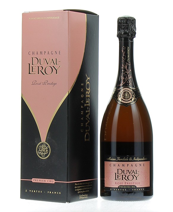 Champagne Duval - Leroy Rosé Prestige 1er Cru in cofanetto regalo 75cl