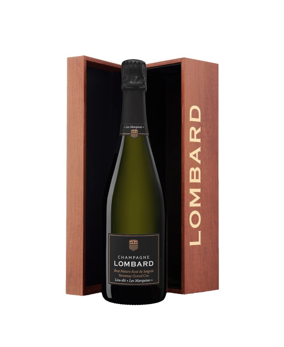Champagne Lombard Brut Nature Rosé de Saignée Verzenay Grand Cru Les Marquises