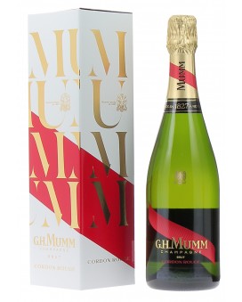 Champagne Mumm Cordon Rouge collector gift box