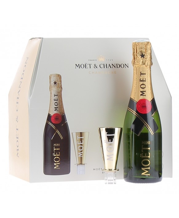 Champagne Moet Et Chandon Brut Impérial - Pack de 6 mini bouteilles 20cl