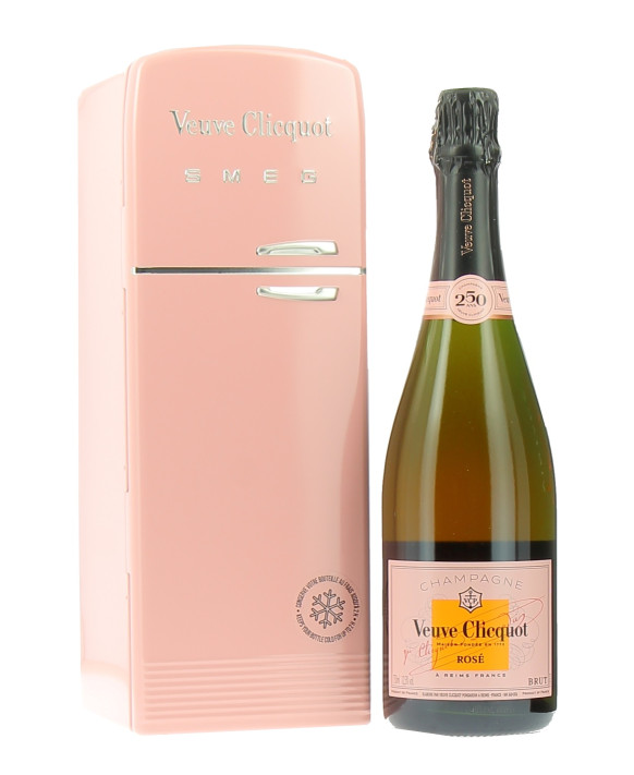 Champagne Veuve Clicquot Rosé Edition Fridge Smeg 75cl