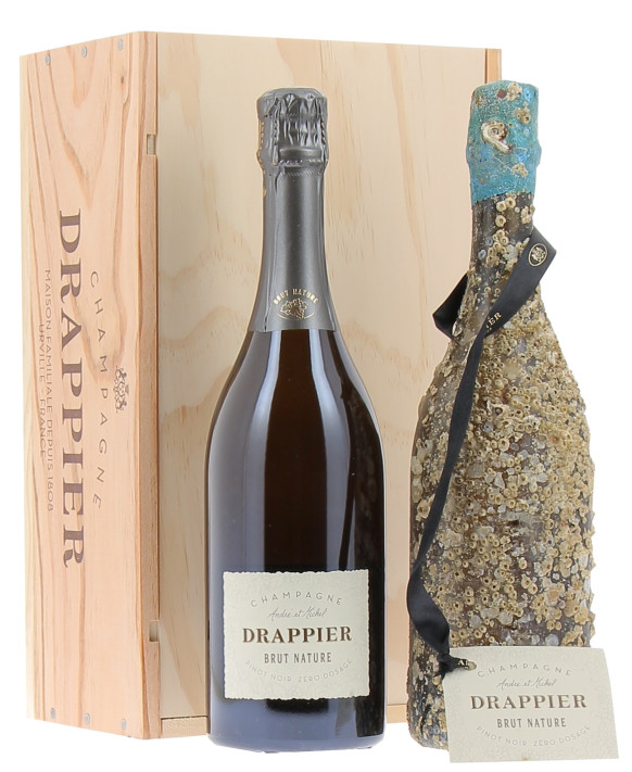 Champagne Drappier Immersion Brut Nature casket