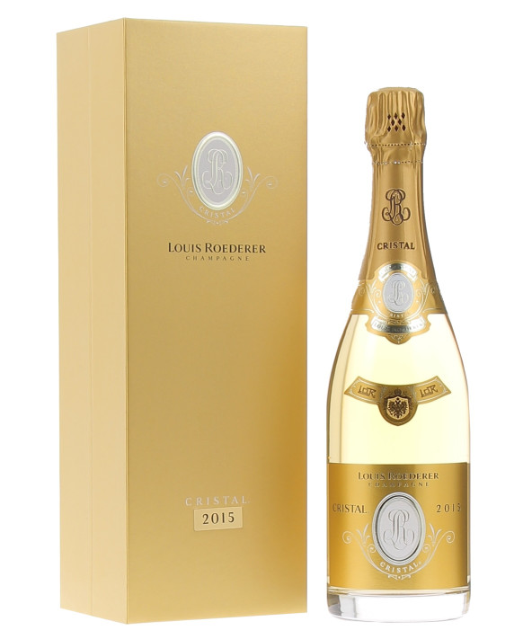 Champagne Louis Roederer Cristal 2015 luxury casket