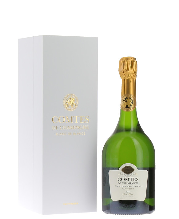 Champagne Taittinger Comtes de Champagne Blanc de Blancs 2013 gift box
