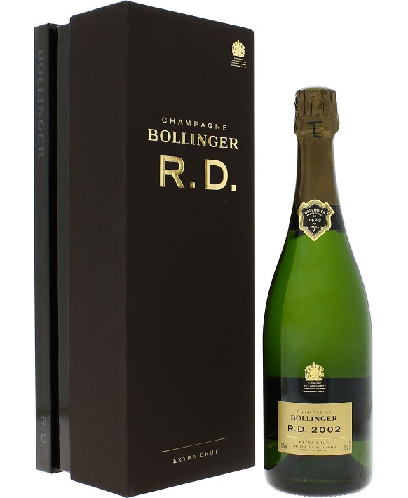 Champagne Bollinger R.D. 2002 coffret