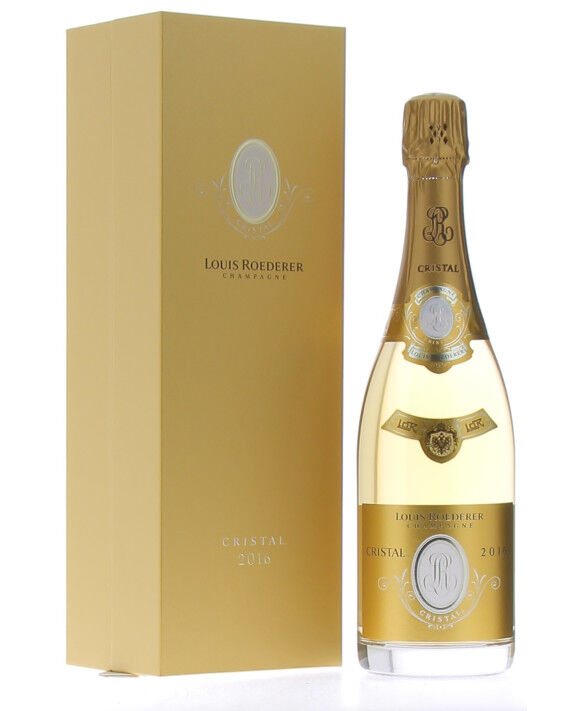 Champagne Louis Roederer Cristal 2016 luxury casket