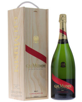 Champagne Mumm Cordon Rouge Magnum Wooden box